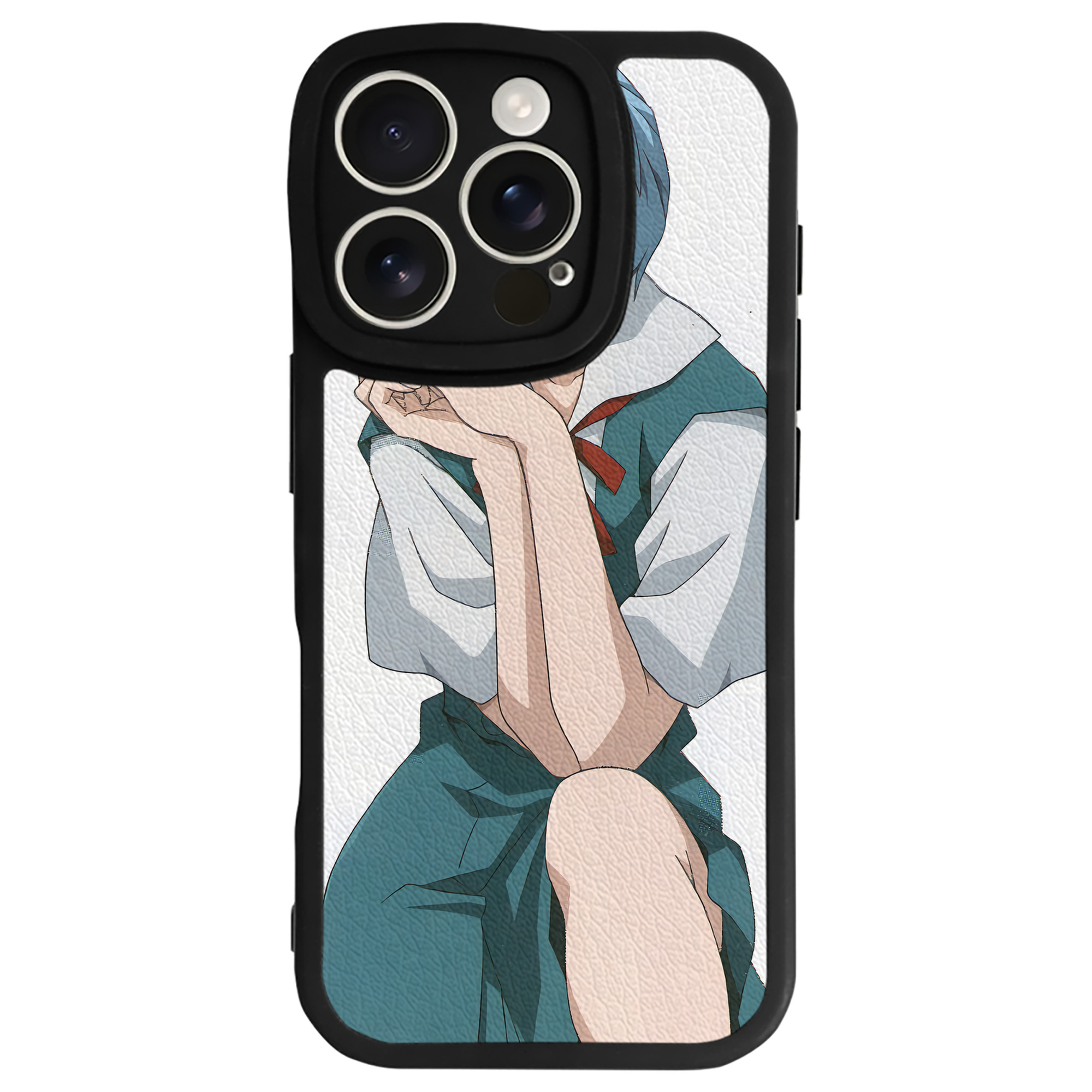 （画像用） EVA 新世紀エヴァンゲリオン 【iPhone 16シリーズ対応】シリコンスマホケース（レザー調） 材質：シリコン